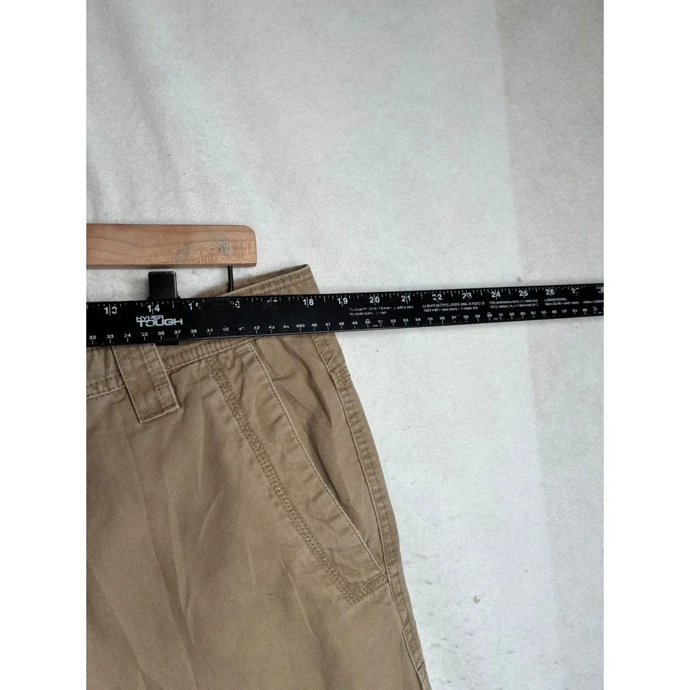 Columbia Mens Omni-Shield Cotton Canvas Cargo Shorts Tan Khaki 36W 9L AM4541